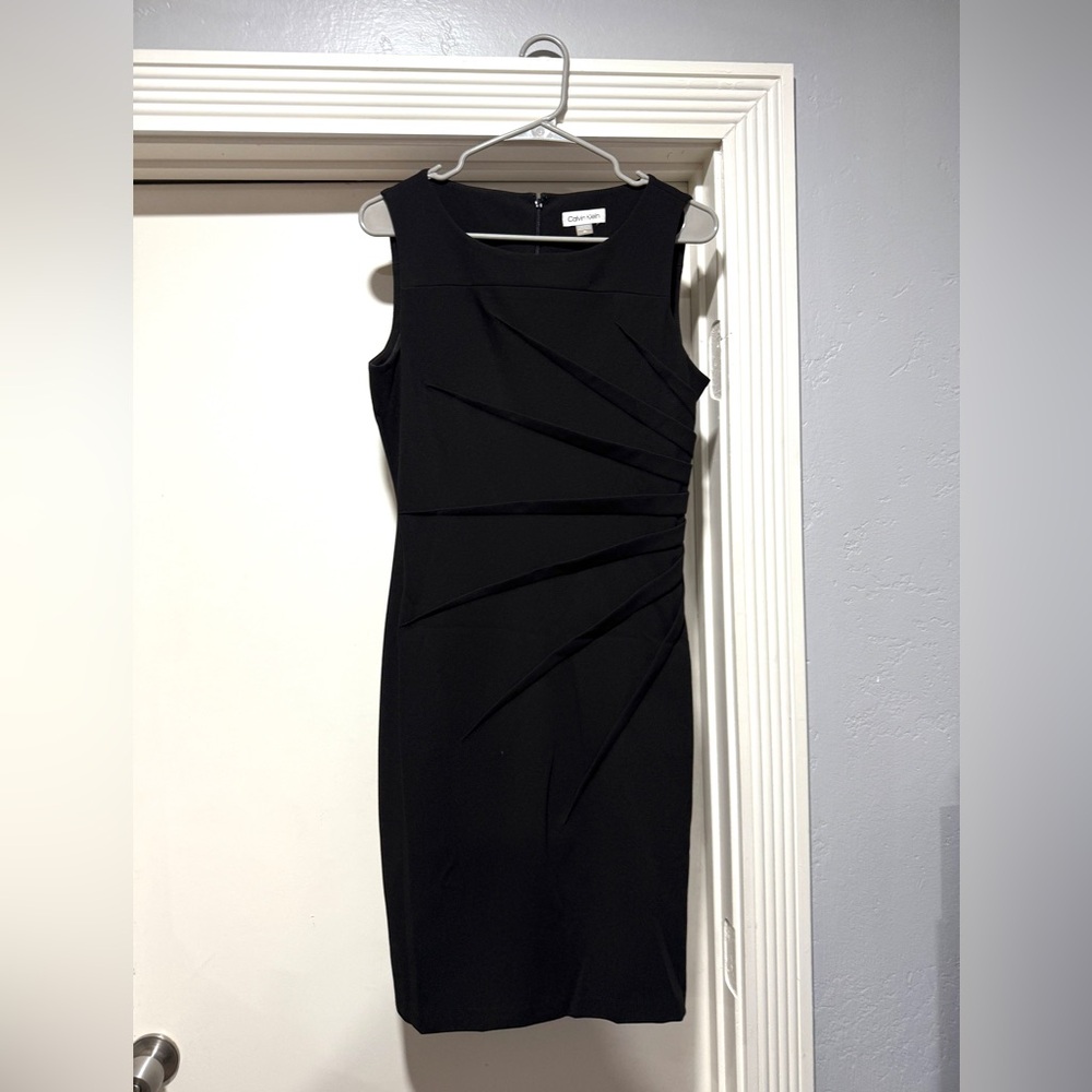 Calvin Klein Black Midi Dress